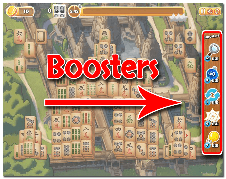 Boosters on the gameboard